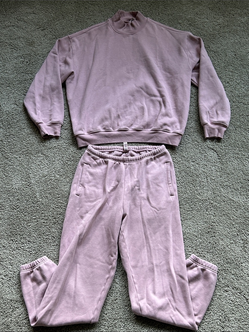 Pink sweat set